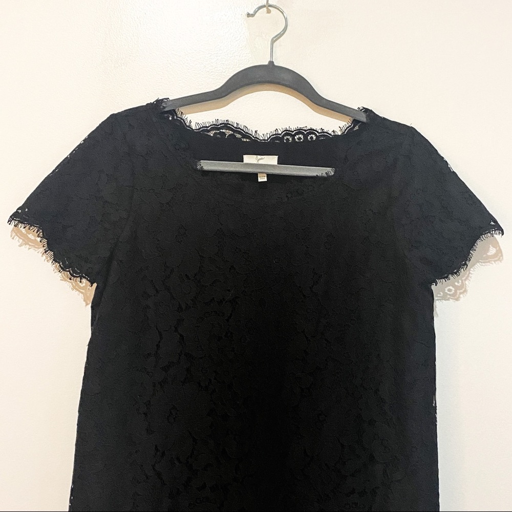 JOIE Susina Black Lace Shift Dress Size Small - Picture 6 of 11